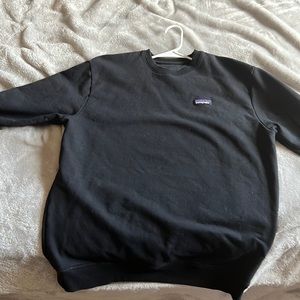 Patagonia Uprisal Crew Sweatshirt, Black, Size Large